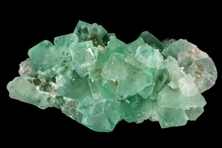 Green Fluorite Crystal Cluster - Orange River, South Africa #111574
